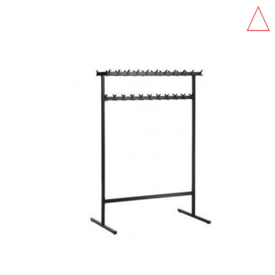 Vrijstaande Kapstok – 44 Haken | Zwart