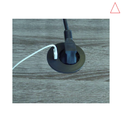 Powerdock Inbouw – 1x Stroom & 1x USB Aansluiting (5V)