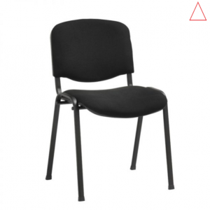 Stapelbare Vergaderstoel ISO – Stevig & Flexibel Zonder Armleggers