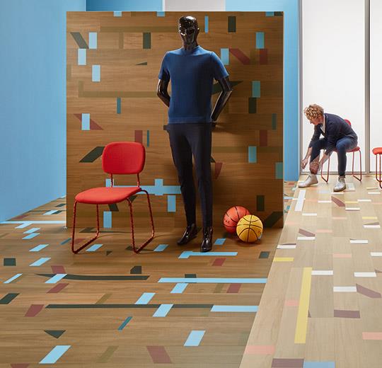 dark vintage gymfloor 63510DR5 - Afbeelding 2