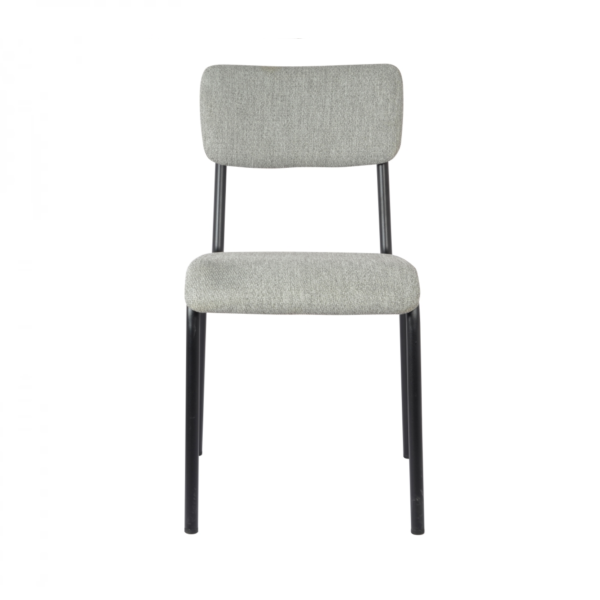 Gestoffeerde stapelbare stoel - Afbeelding 4