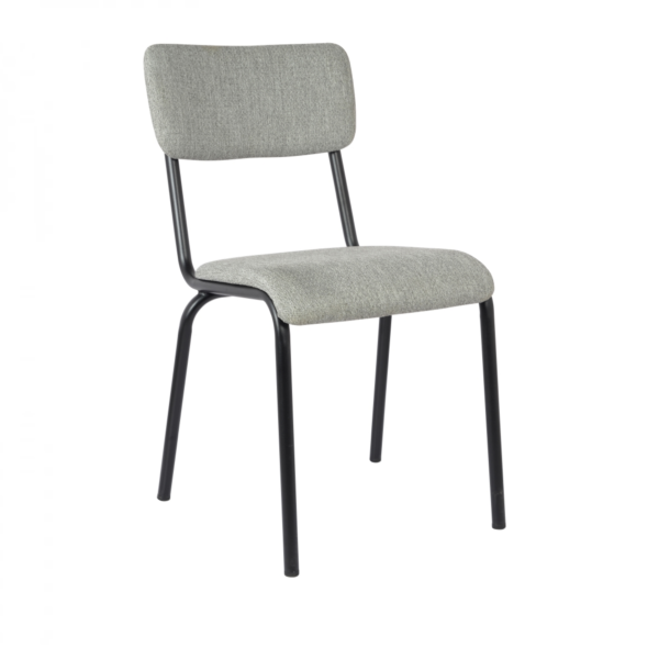 Gestoffeerde stapelbare stoel - Afbeelding 3