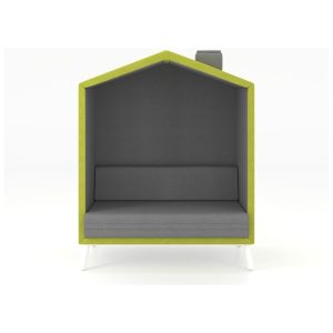 Akoestische bank HOME – stijlvol, speels en geluidsdempend