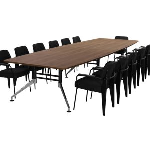 Over Grote vergadertafel bootvormig SIGN 440x140 cm