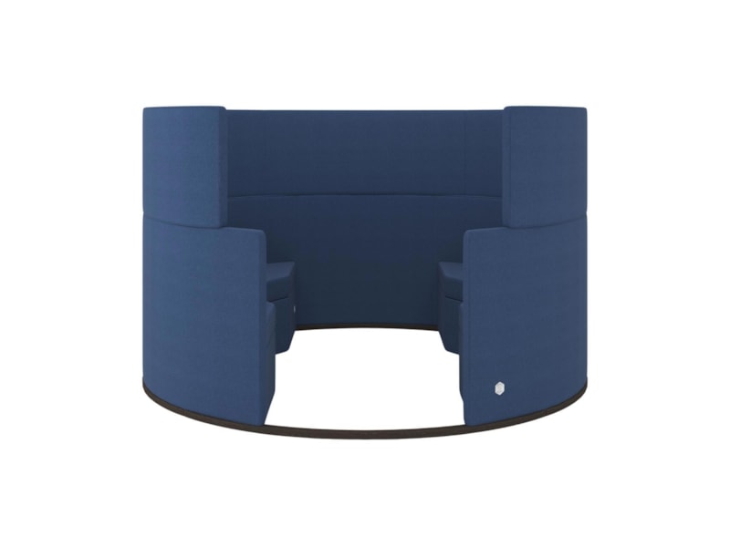 Ronde vergaderunit Lense – stijlvol, akoestisch en comfortabel