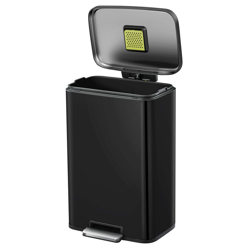 EKO Madison pedaalemmer 50 liter mat zwart