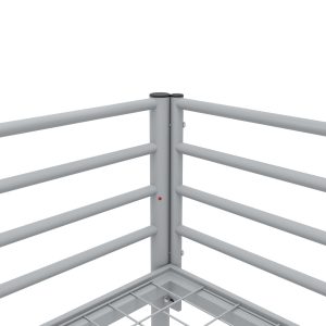 Stapelbed TUV 2x 90×200 cm 9006 - MD-Projecten