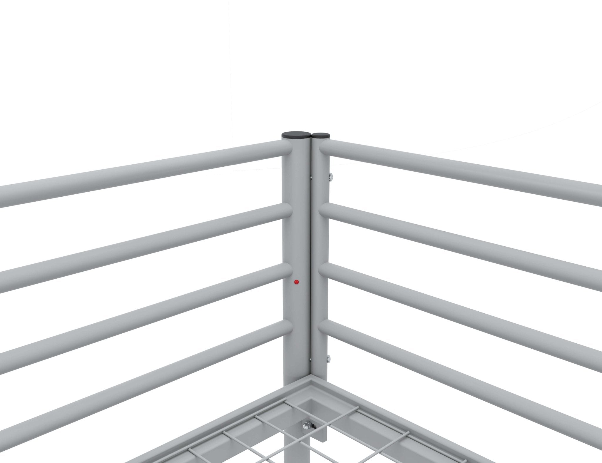 Stapelbed TUV 2x 90×200 cm 9006 - MD-Projecten