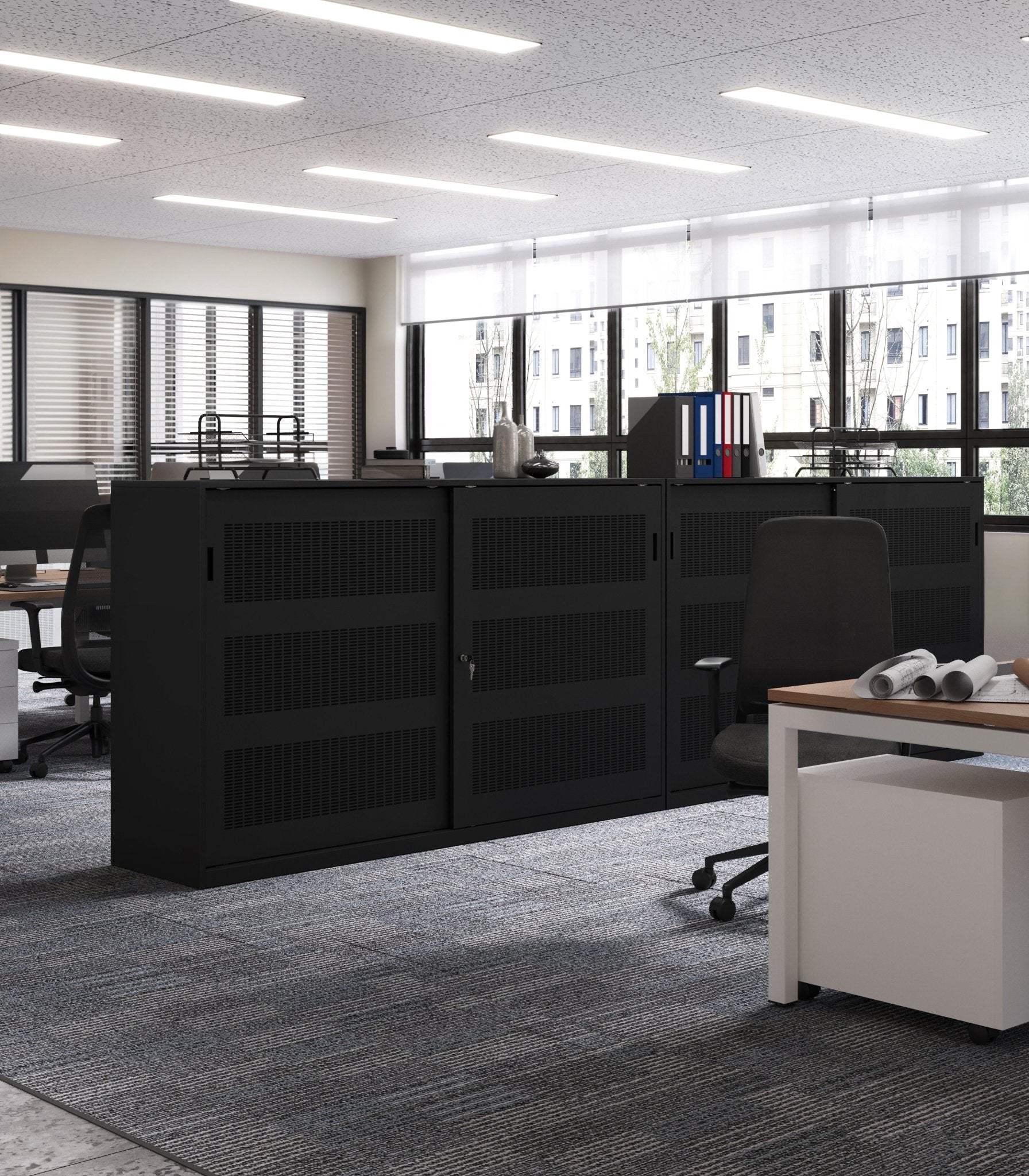 Akoestische schuifdeurkast DSDA 120×200 - MD-Projecten