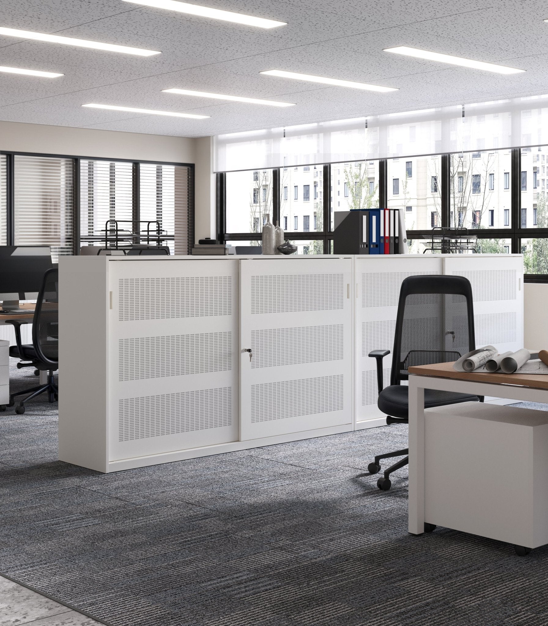 Akoestische schuifdeurkast DSDA 120×200 - MD-Projecten
