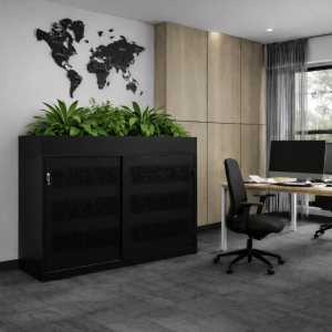 Plantenbak tbv akoestische schuifdeurkast DSDA 160×50 - MD-Projecten