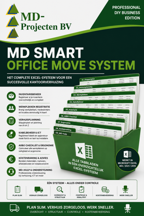 MD Smart Office Move System - MD-Projecten