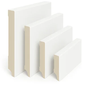 WITTE GRONDVERF MDF PLINT