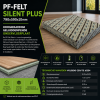 PF-Felt Silent Plus 790 × 590 × 10 mm Geluiddempende Ondervloer - MD-Projecten