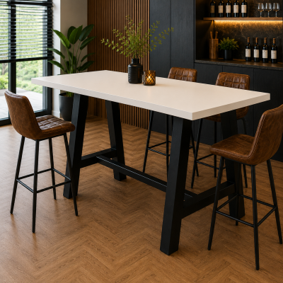 Bartafel Disa Melamine Eiken 140 x 80 x 106 cm - MD-Projecten