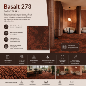 Basalt 273 tapijtegels