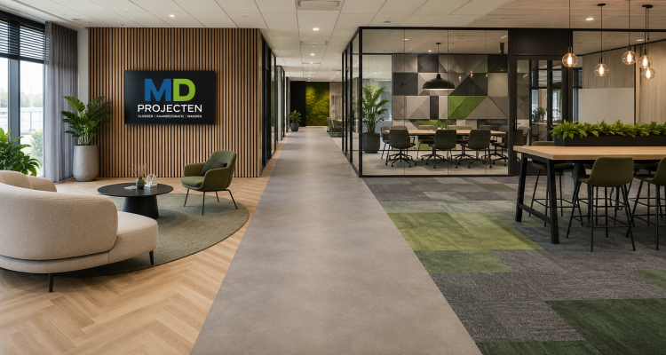 Complete projectstoffering voor kantoren, scholen en bedrijfsruimtes door MD Projecten