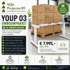 YOUP 03 Ombouwpakket – 16 Werkplekken(Inclusief montage) - MD-Projecten