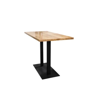 Bartafel Lena eikenhout 160 x 80 x 106 cm - MD-Projecten