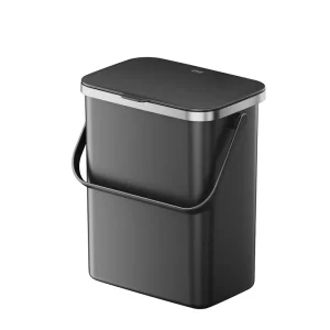 EKO Puro Plus Caddy GFT afvalbak 10 liter zwart met draaghengsel
