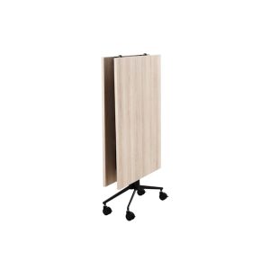 FOLD verrijdbare klaptafel 240x80 cm Scandinavisch eiken zwart - Afbeelding 3