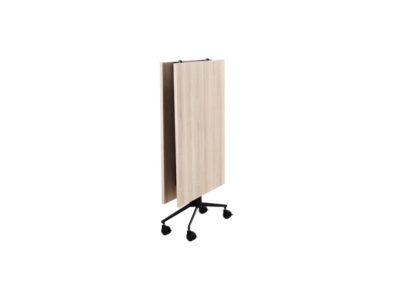 FOLD verrijdbare klaptafel 240x80 cm Scandinavisch eiken zwart - Afbeelding 3