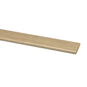 Zelfklevende plakplint – 240 × 2,5 cm - Plakplint 240cm gefolied: AC1743 · Grijs Eiken