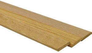 Massief eiken deklijst wit geolied – 244 cm