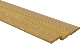 Massief eiken deklijst wit geolied – 244 cm