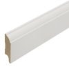 Stijlplint kwartrond witfolie - Stijlplint Kwartrond Witfolie 18x120x2400mm