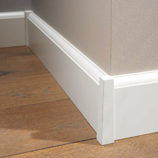 Stijlplint buitenhoek – 58, 80 of 120 mm
