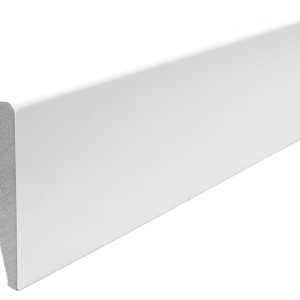 Waterbestendige stijlplint witfolie - Stijlplint blok witfolie watervast 16x58x2400mm