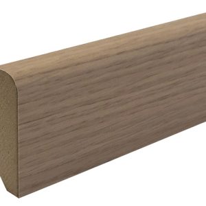 Fineerplint eik wit gelakt – 58 × 16 mm