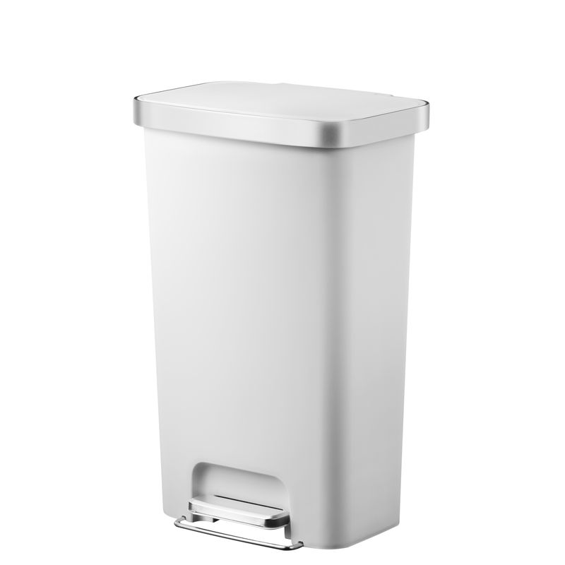 EKO Hana pedaalemmer 45 liter wit