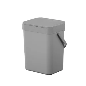 EKO Puro II Caddy GFT afvalbak 5 liter grijs met handvat