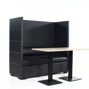 SILENTIO akoestische 2-zitsbank 150×64×145,5 cm – één stofkleur