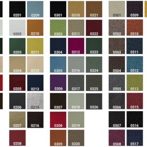 SILENTIO akoestische 2-zitsbank 150×64×145,5 cm – twee stofkleuren - Afbeelding 2