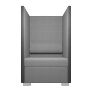 SILENTIO akoestische telefoonstoel 80×64×145,5 cm – één stofkleur - Afbeelding 3