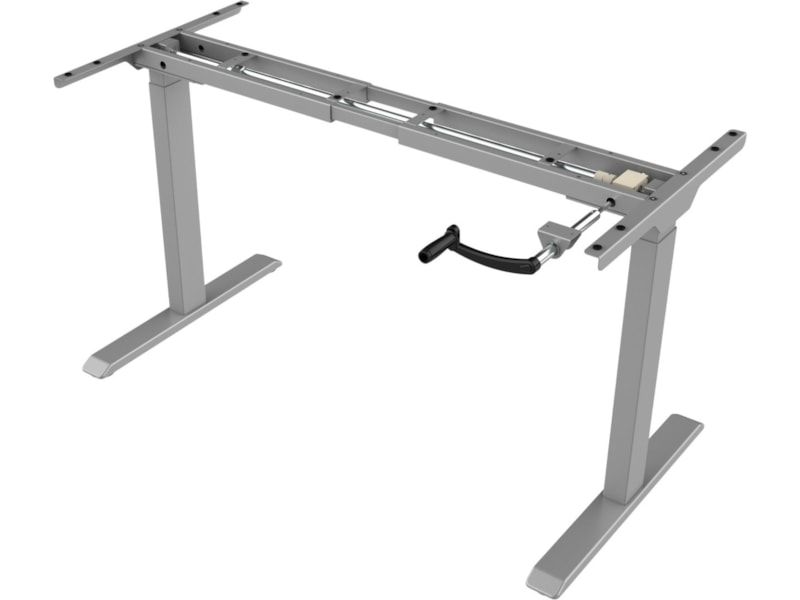 BASE02 slingerbureauframe – zilvergrijs