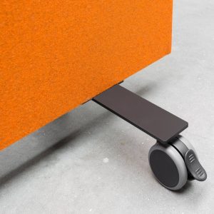 Mobiele vloerbeugel zwart – de akoestische wandopstelling verplaatsen