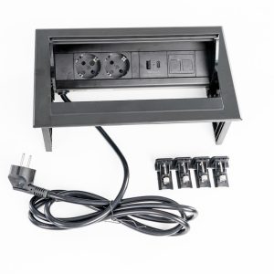 PLUX06 inbouw stroomunit – basis – zwart - Afbeelding 6
