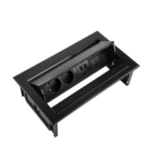 PLUX06 inbouw stroomunit – basis – zwart - Afbeelding 2