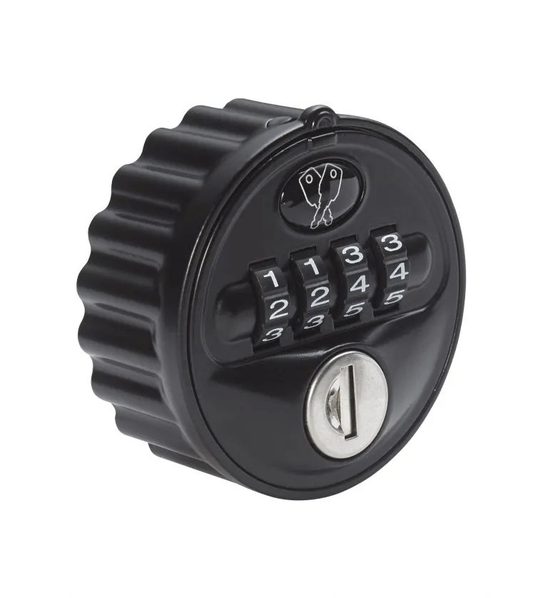 Eurolocks cijferslot met 4 cijfers – aluminium of zwart - Afbeelding 2