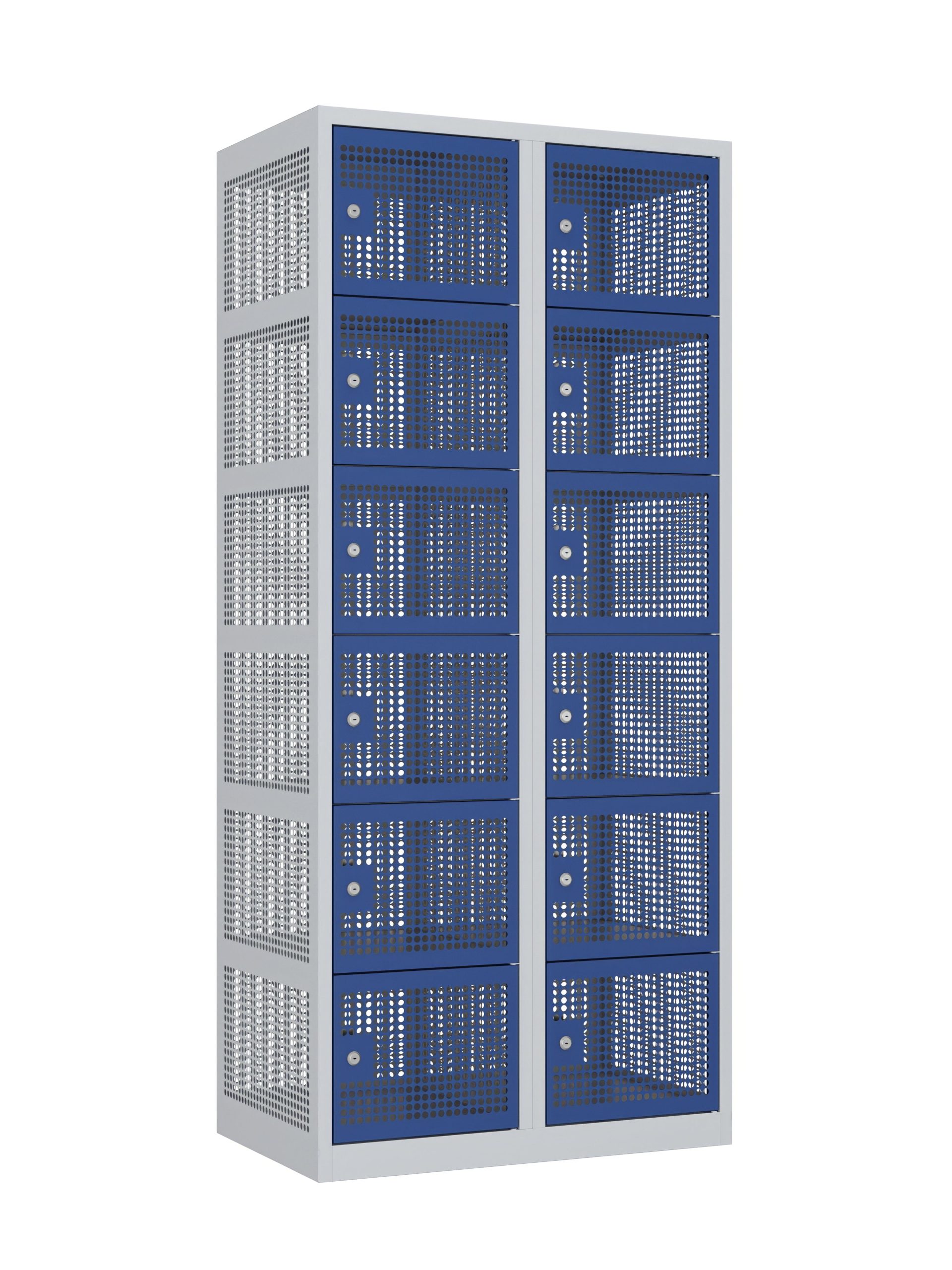 Gaaslocker KTS 180-2.12 – twaalf vakken met keuze in sluiting