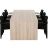 WOOD vergadertafel 220×100 cm Scandinavisch eiken