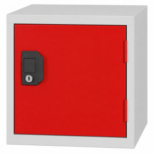 Cube Locker OKK 30 met grijze kast en rode deur