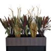WOOD08 plantenbak voor roldeurkast 120×43×25 cm donker sepia