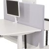 STIL03 akoestische tussenwand duobureau 160×80 cm grijs