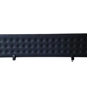 STIL 3D design bureauscherm 160×40 cm zwart