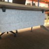 STIL05 design privacyscherm 95×30 cm lichtgrijs